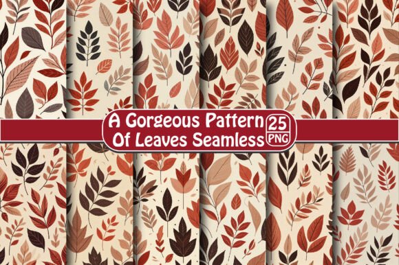 A Gorgeous Pattern of Leaves Seamless