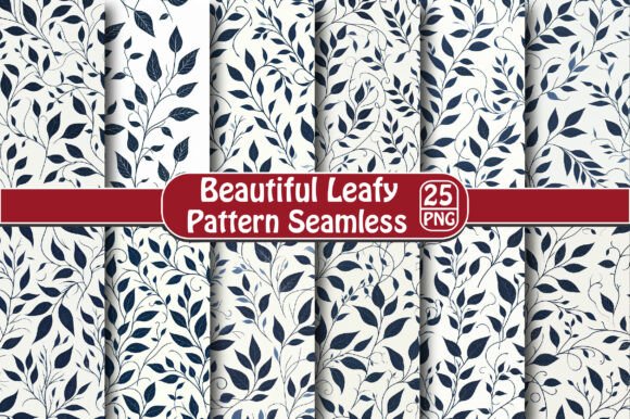 Beautiful Leafy Pattern Seamless