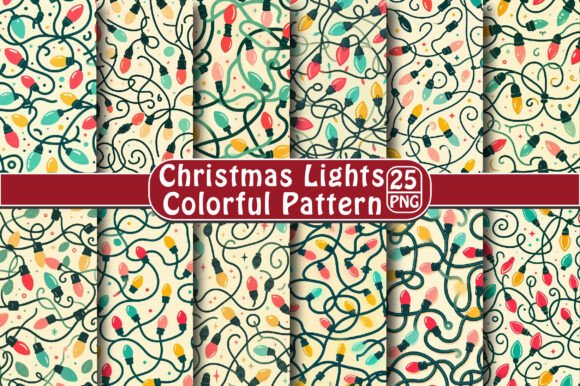 How to Use Christmas Lights Colorful Pattern in Creative and Business Workflows