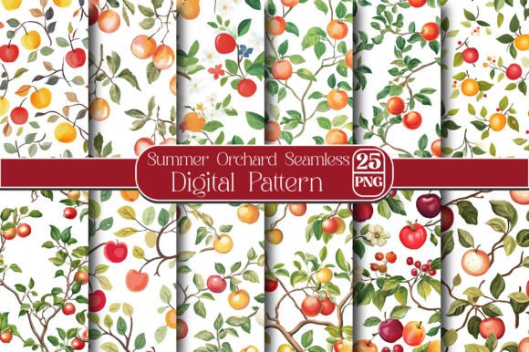 Summer Orchard Seamless Digital Pattern – Creative Printing Made Simple